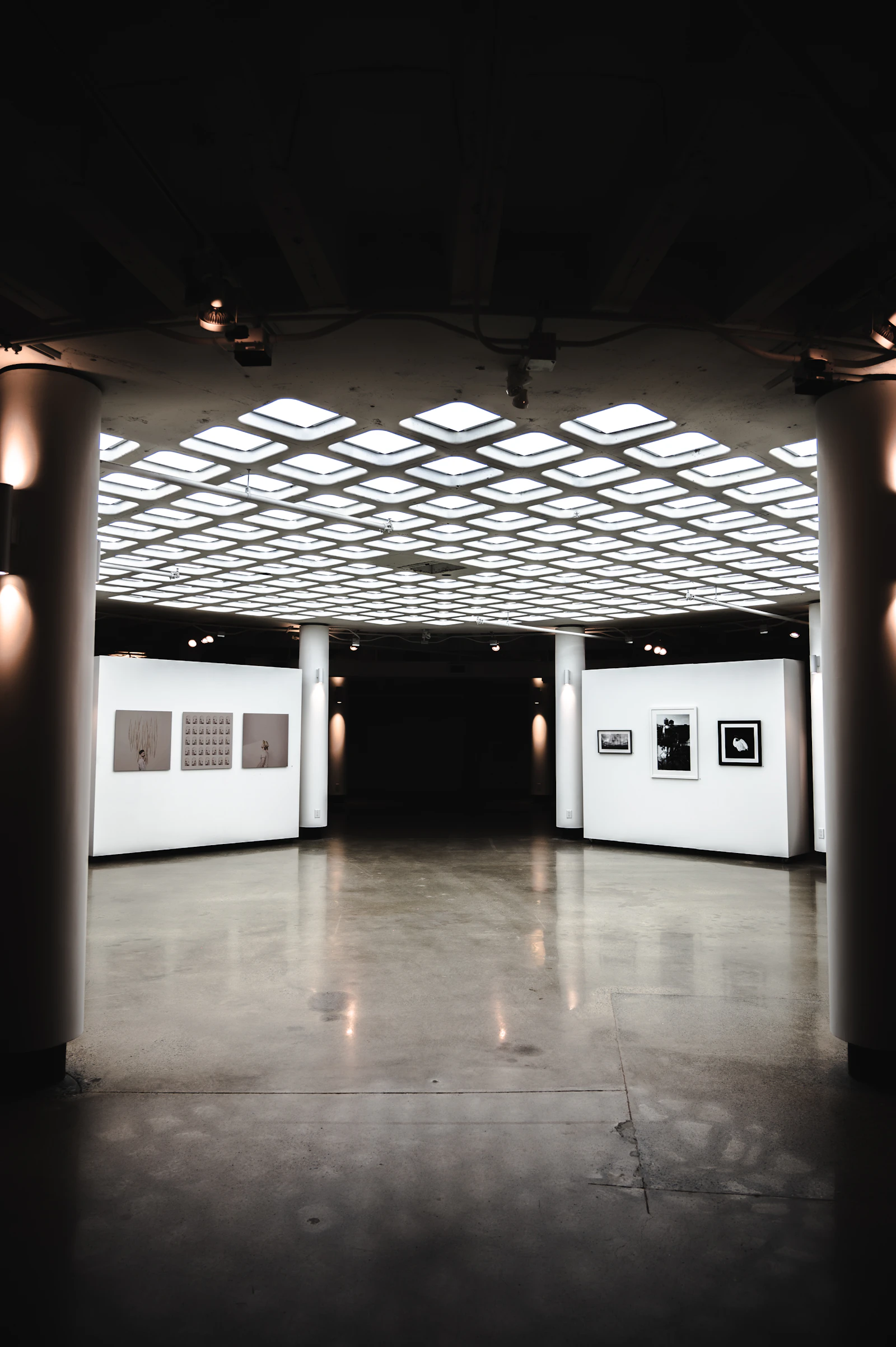 Dramatic architectural interior representing large-scale exhibition build quality
