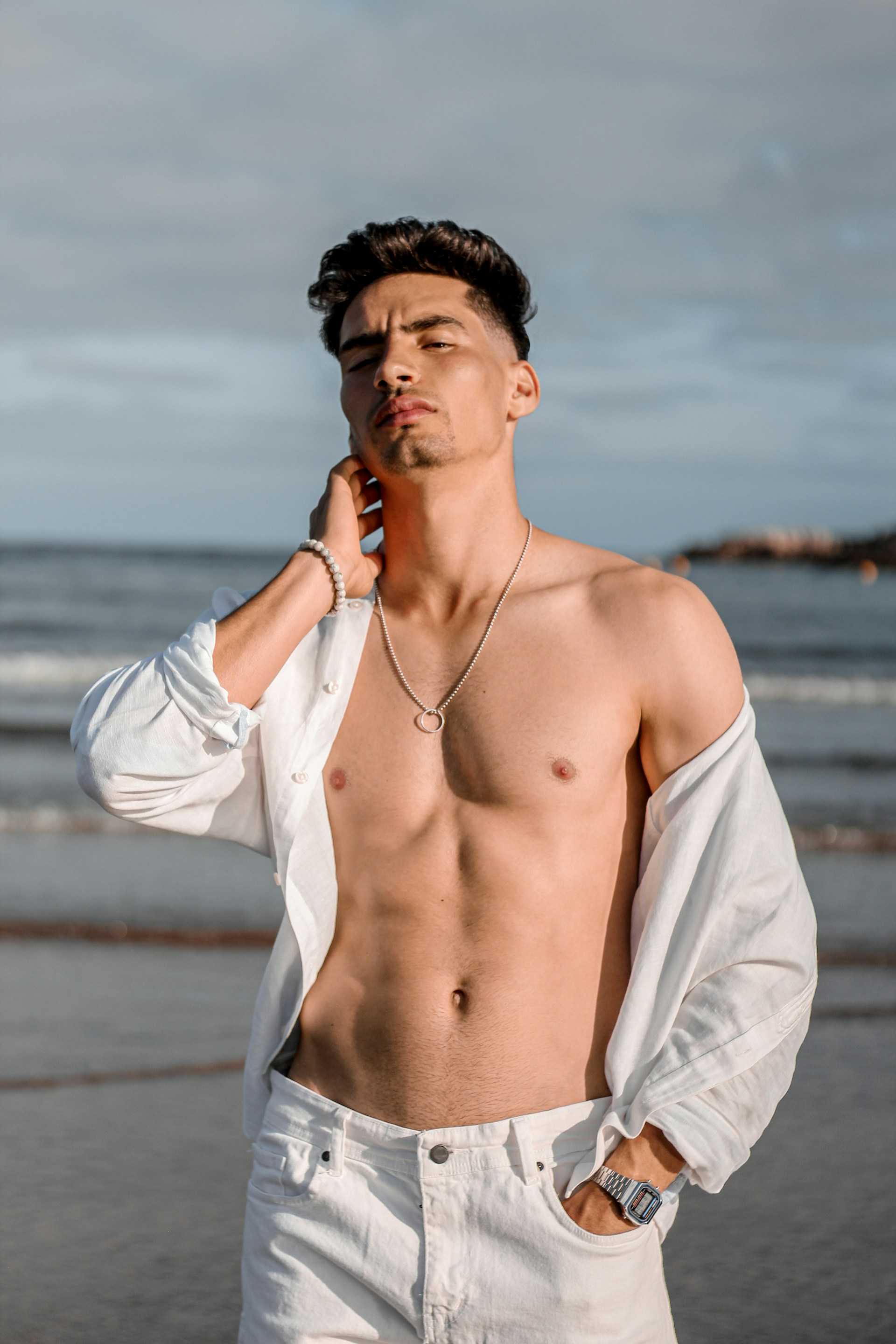 woman holding dried flower
