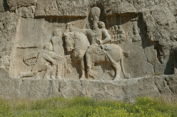 A Sasanian rock relief near Persepolis — Shiraz, Iran