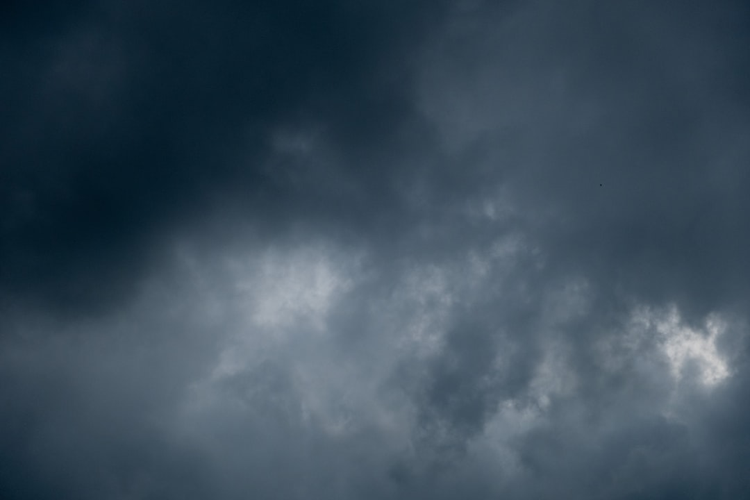 blue sky with white clouds