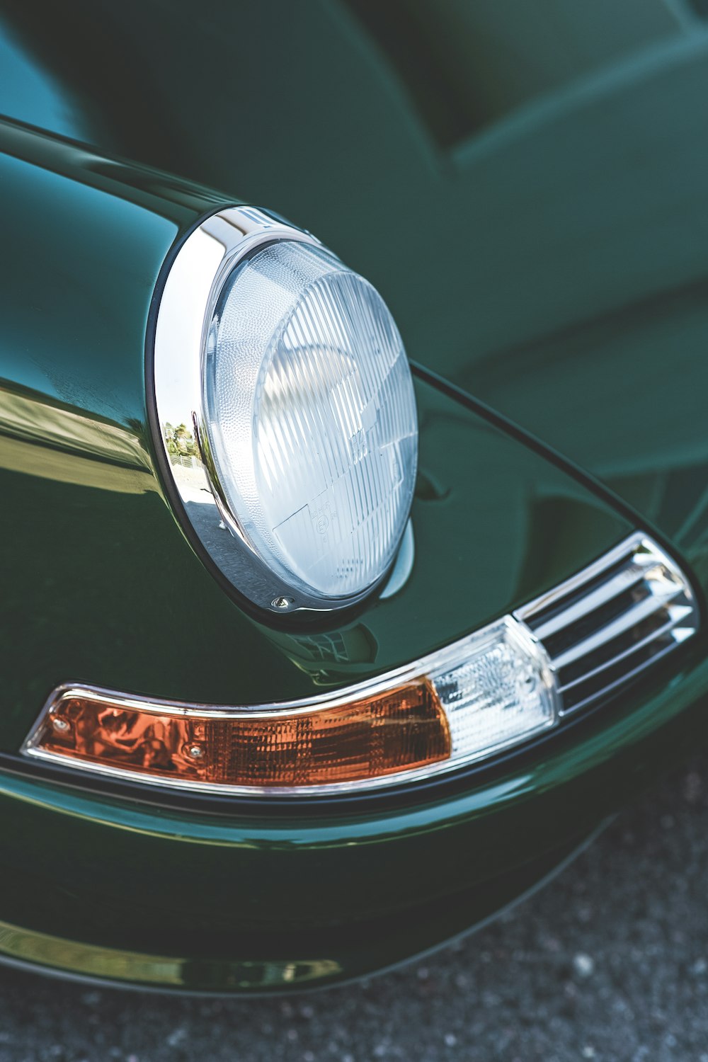 red and silver car tail light