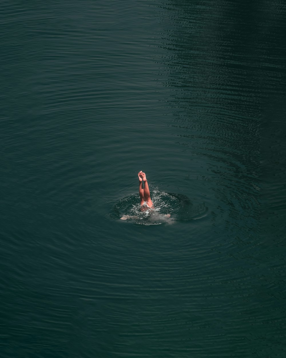 person in water during daytime