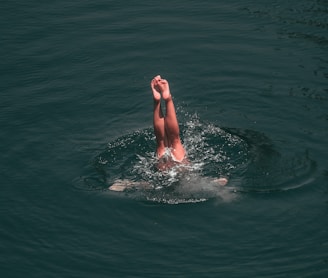 person in water during daytime