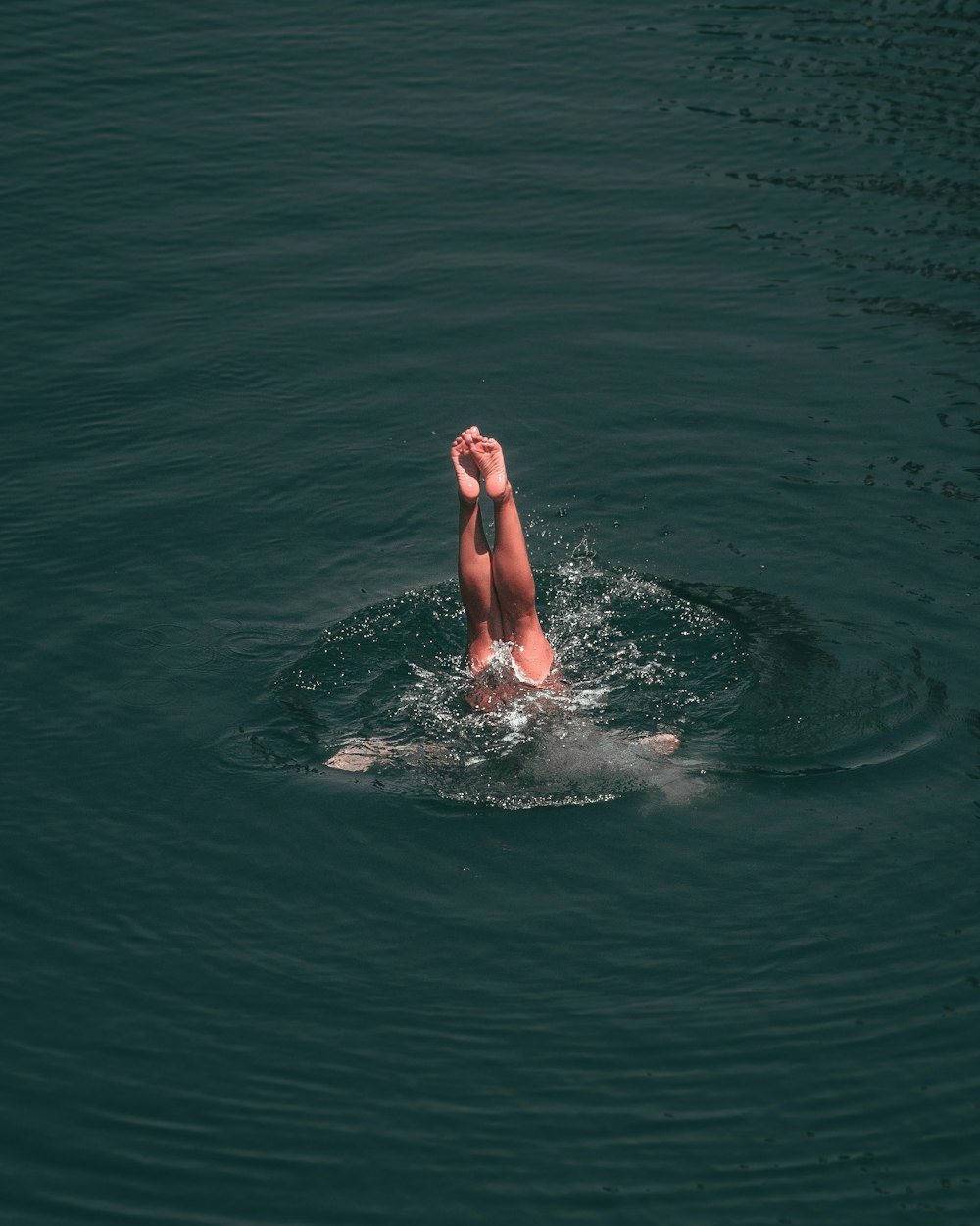 person in water during daytime