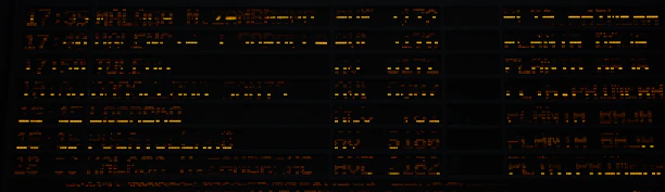 A sleek dark-themed admin dashboard screen showing theatre show listings and booking requests.