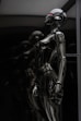 stainless steel robot toy in close up photography