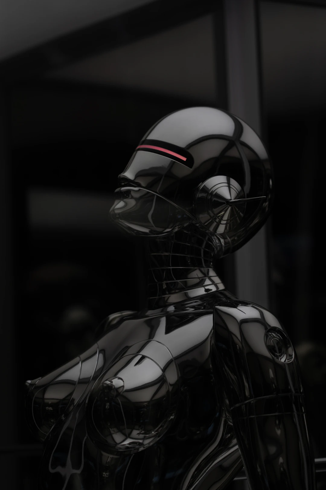 Cybersecurity Robot Figure