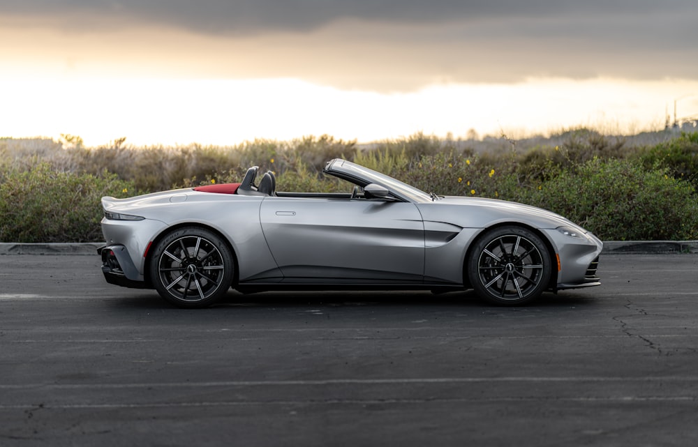 grey convertible coupe on road during daytime