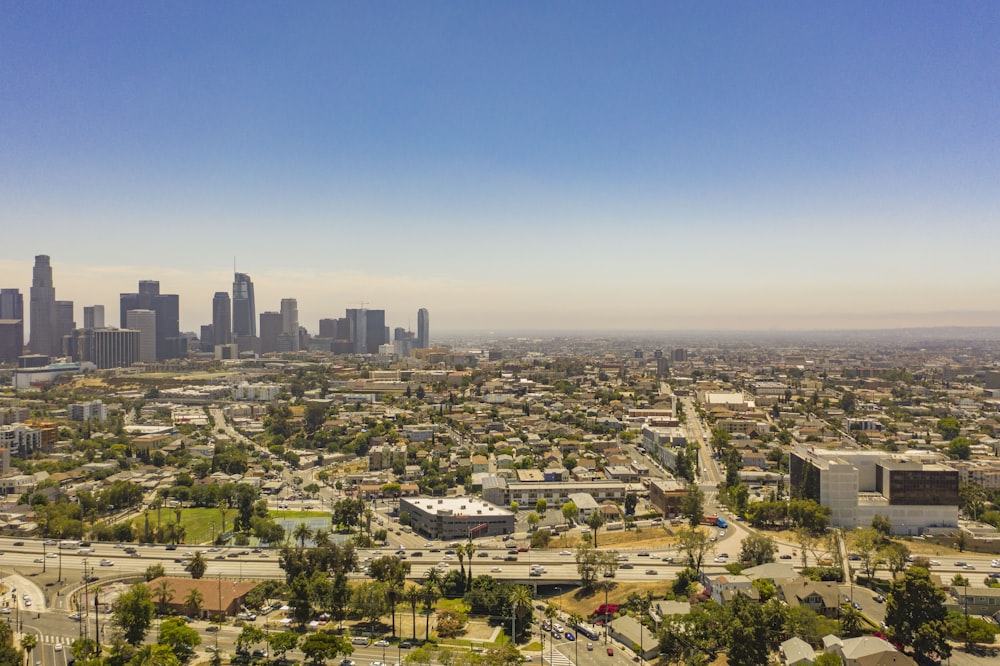 aerial view of city buildings during daytime