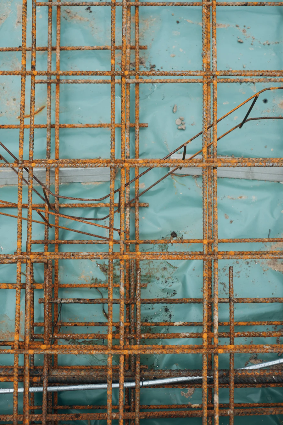 Wood framing on a new construction site