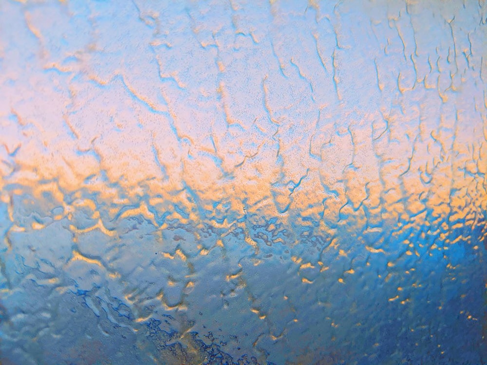 water droplets on glass panel