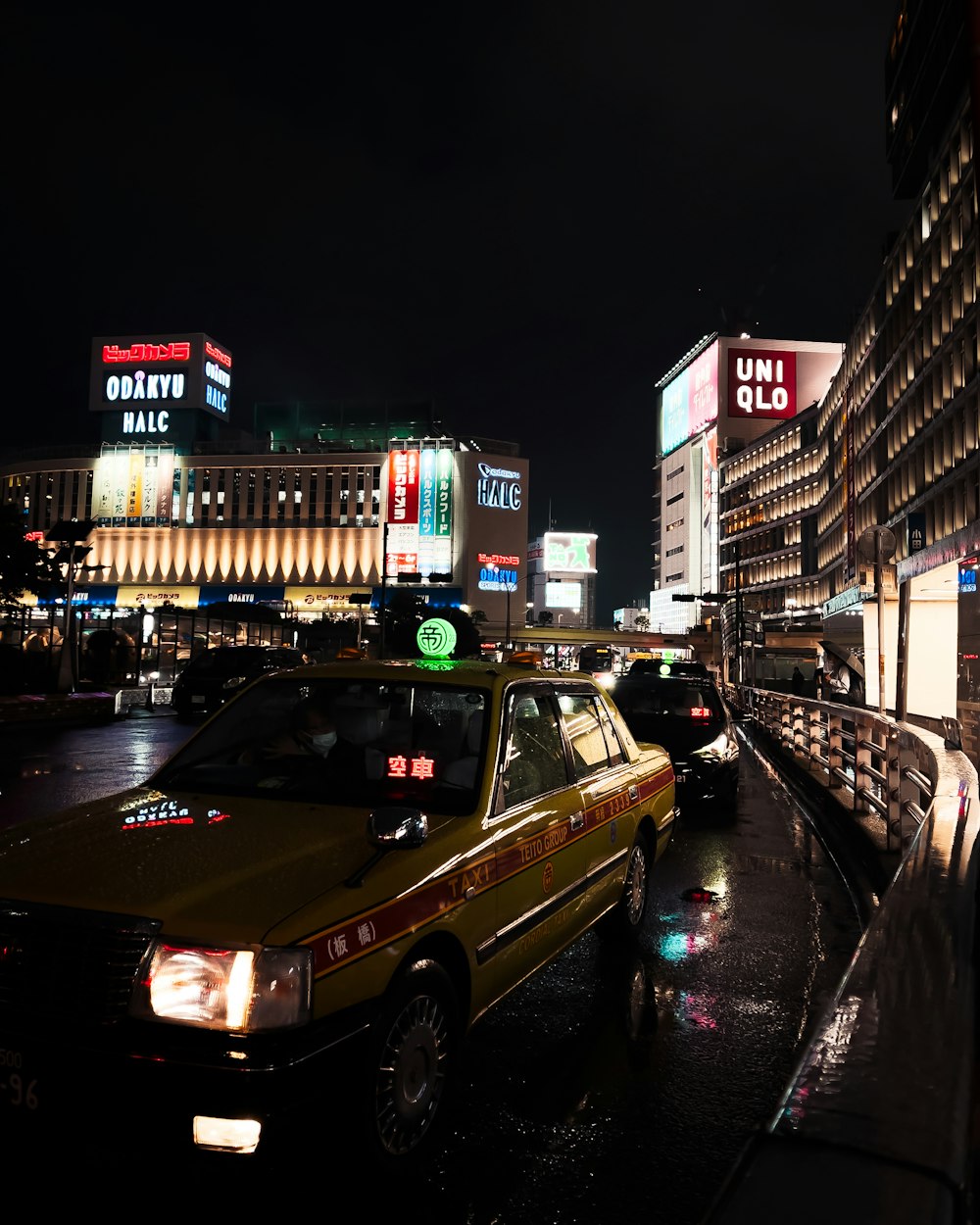 cars on road during night time