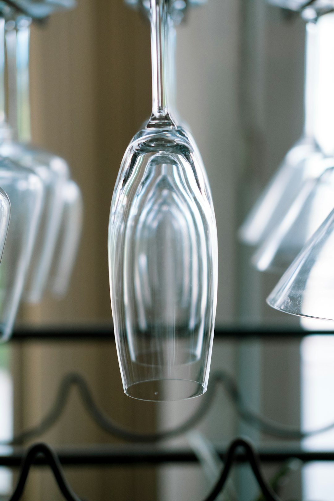 clear glass bottle with water droplets