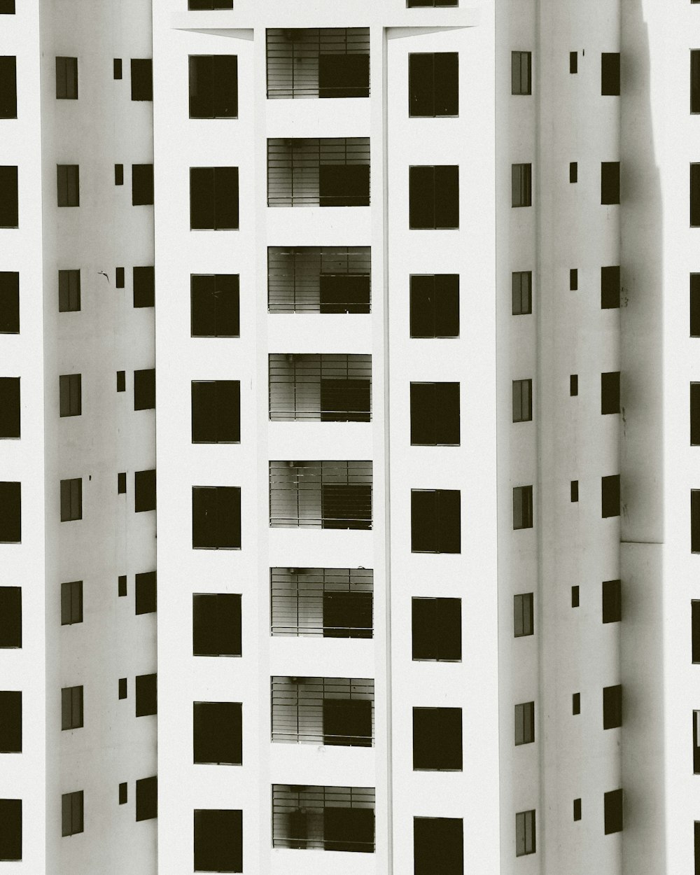 white and black concrete building