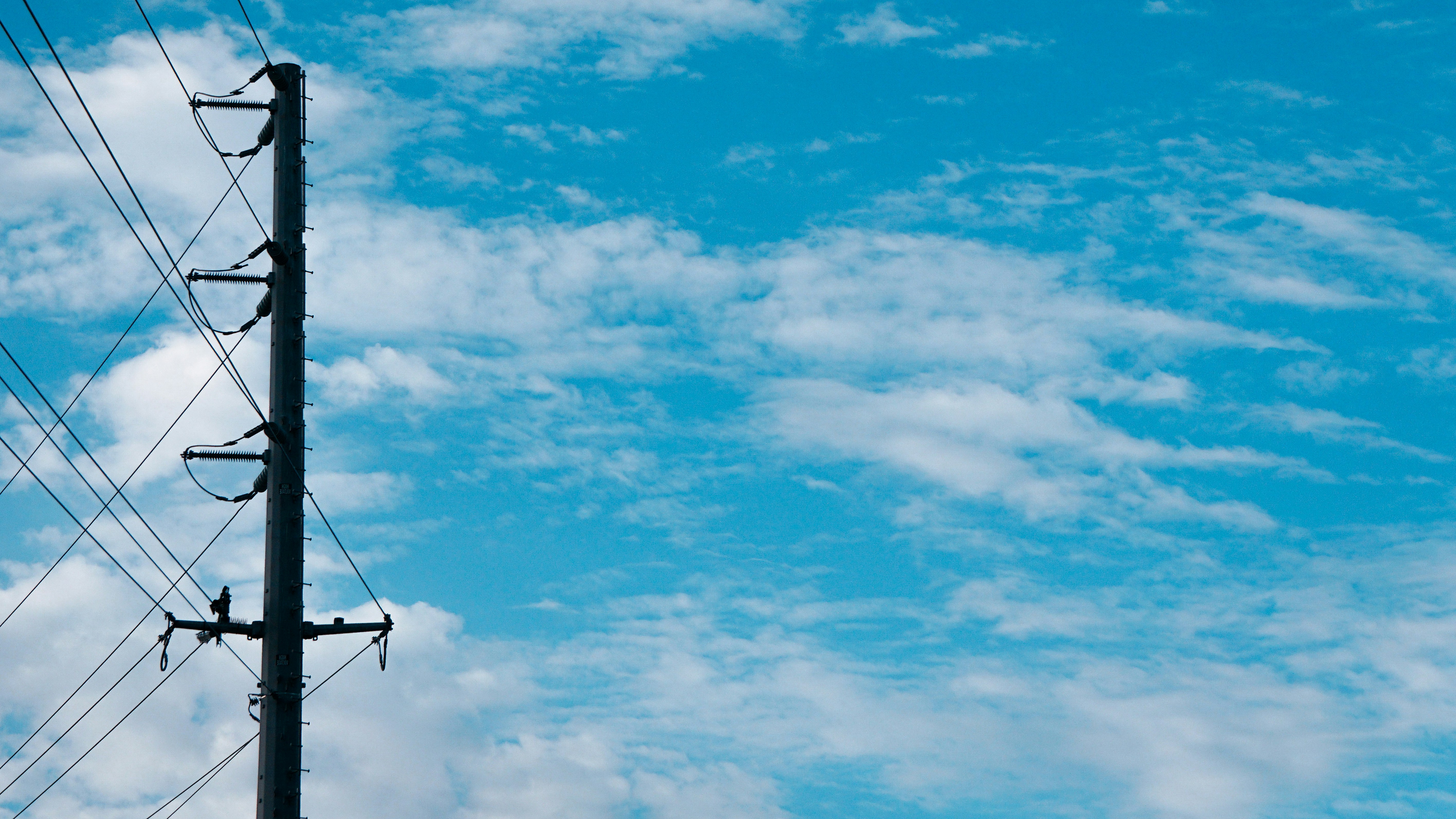 blue sky with white clouds