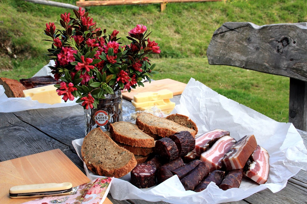 brown bread on brown wooden chopping board