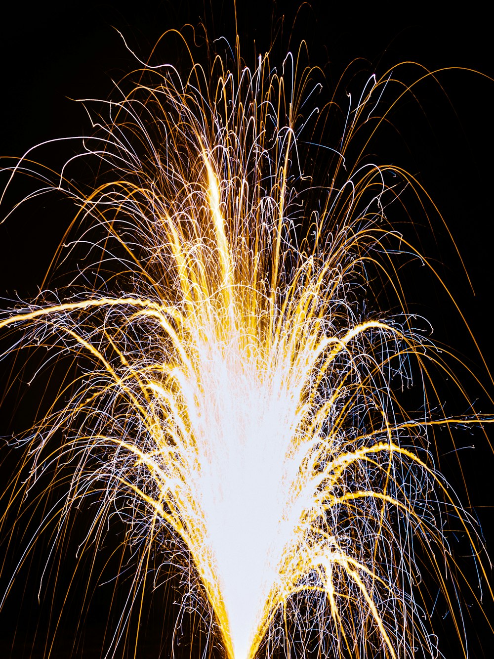 red and yellow fireworks display