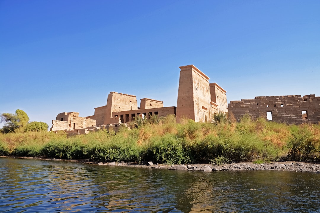 brown concrete building near body of water during daytime