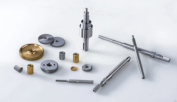Peces metàl·liques mecanitzades: eixos, casquets i components de precisió.