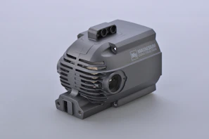 black and gray electronic device