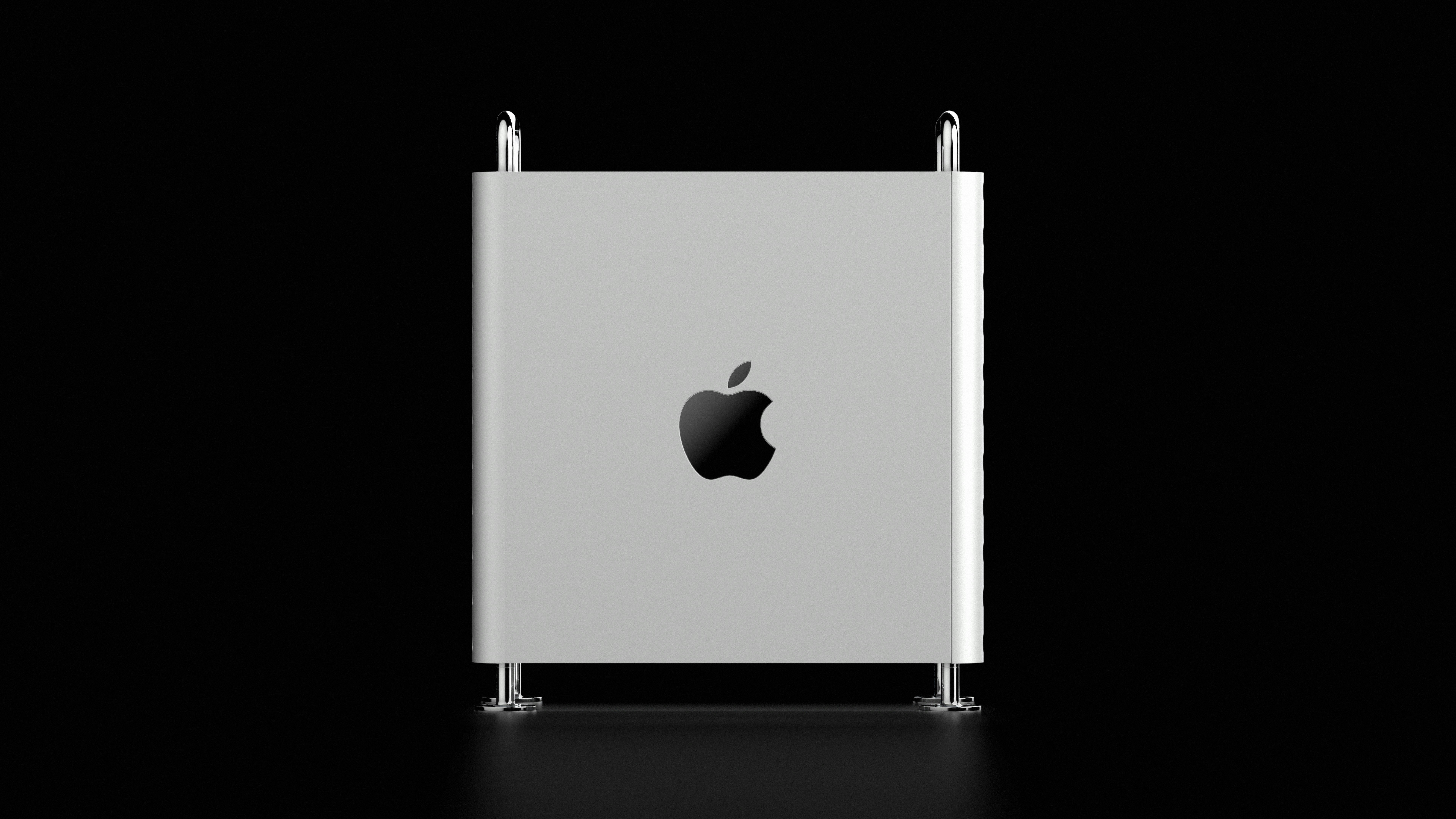 Apple Mac Studio back ports and aluminum thermal heatsink interior