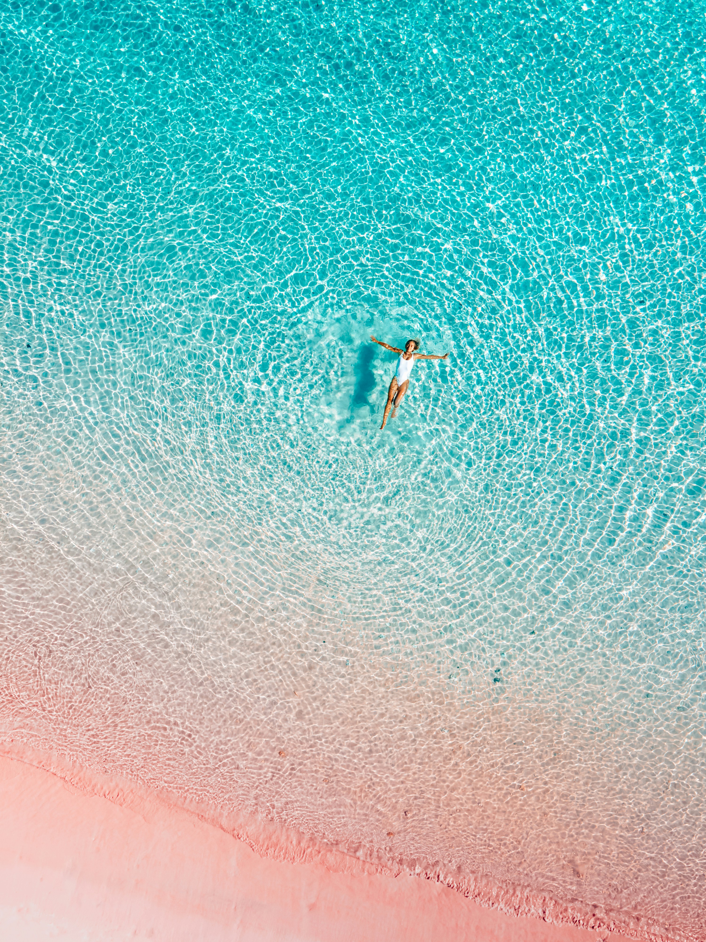You will bloom if you take the time to water yourself // at Pink Beach - Komodo National Park