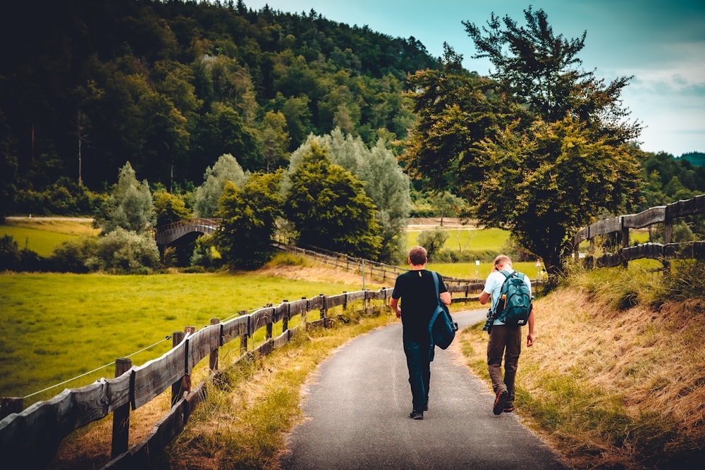 people walking on gray asphalt road during daytime