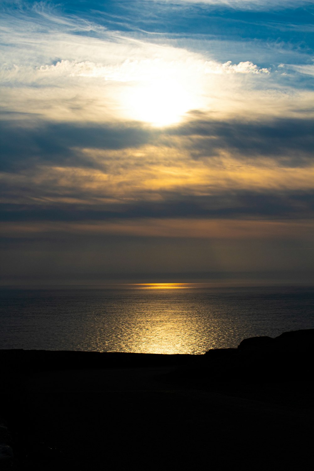 body of water under cloudy sky during daytime