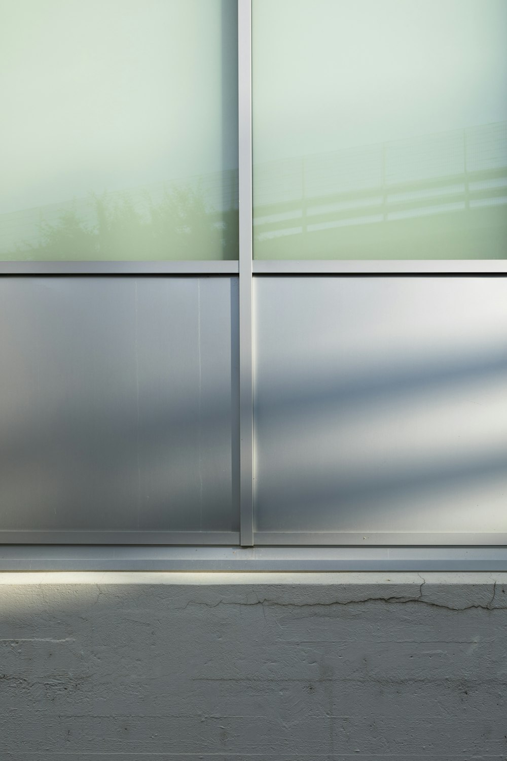 white framed glass window during daytime