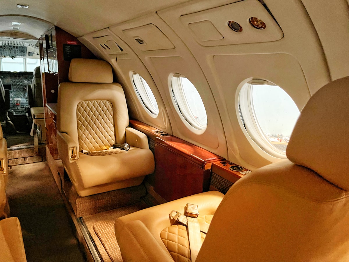 Luxury Jet Interior
