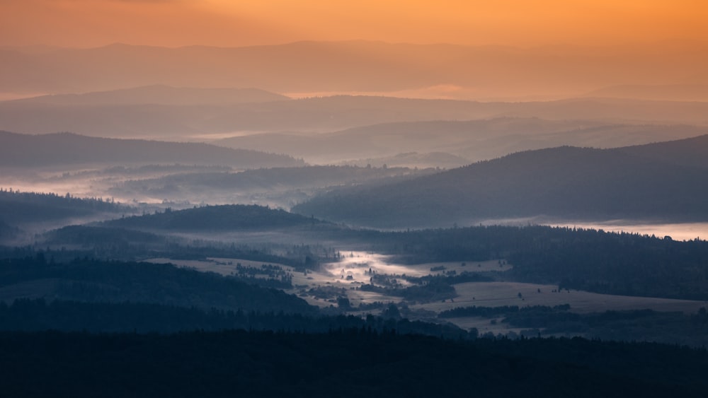 aerial view of mountains during daytime