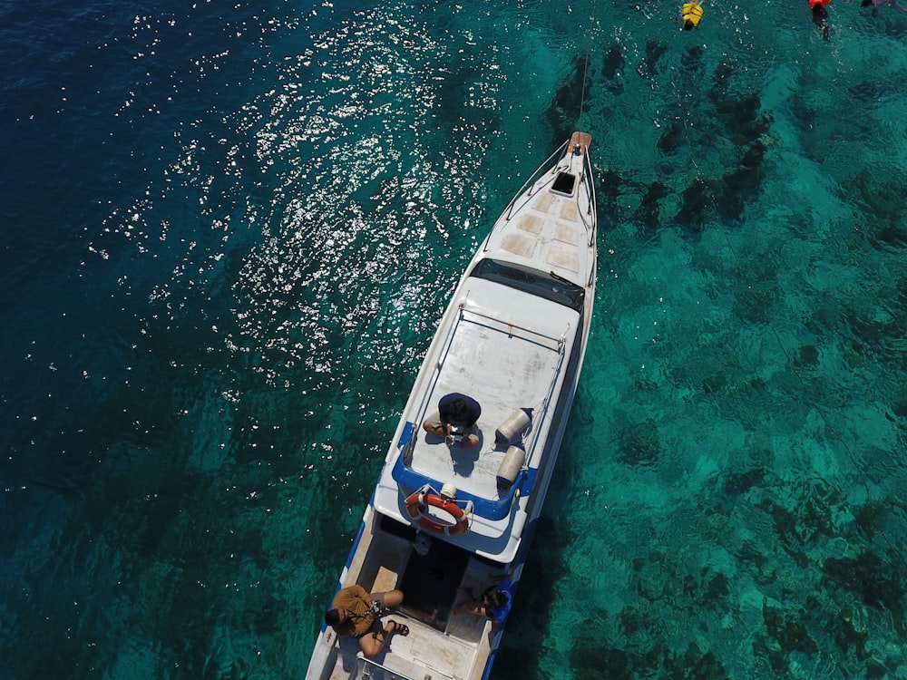 white and black boat on body of water during daytime