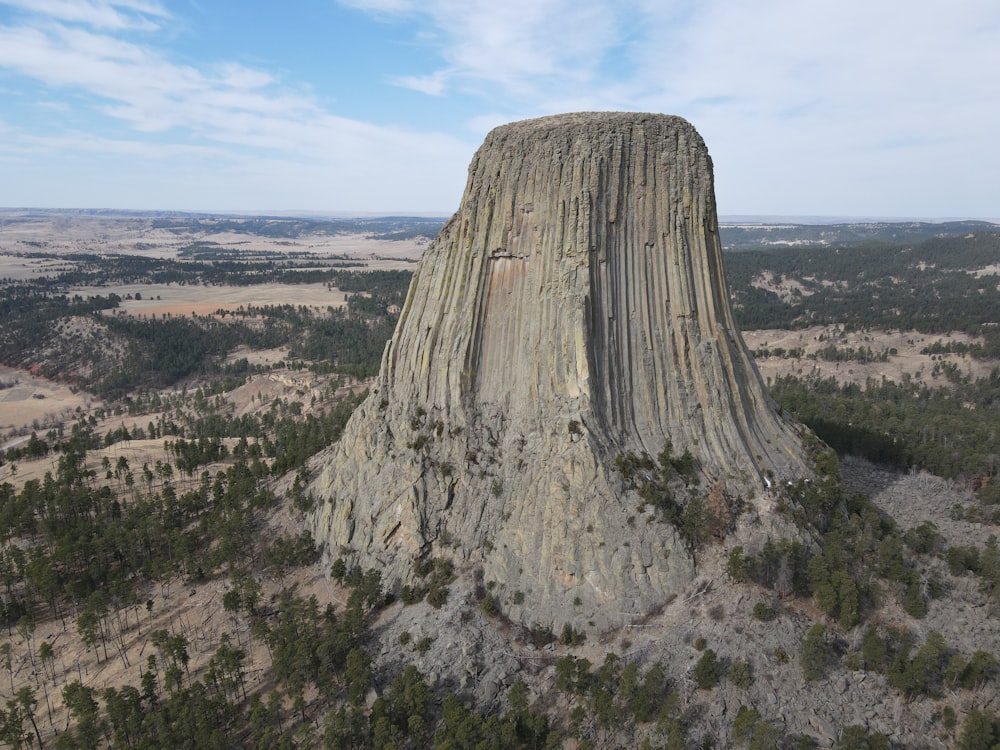 brown rock formation under blue sky during daytime