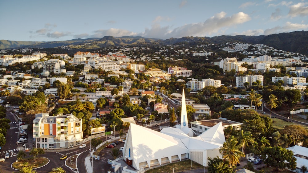 aerial view of city buildings during daytime