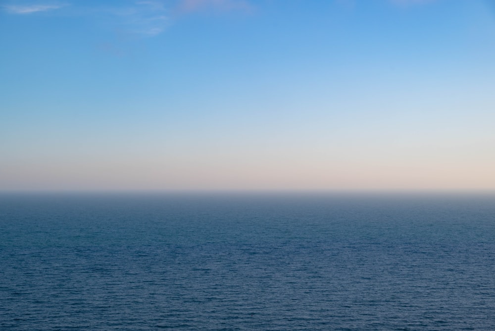 blue sky over the sea