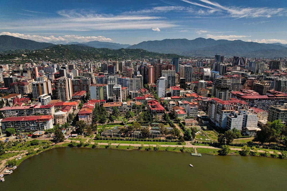 aerial view of city buildings during daytime