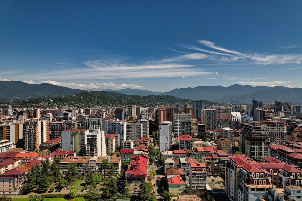 aerial view of city buildings during daytime