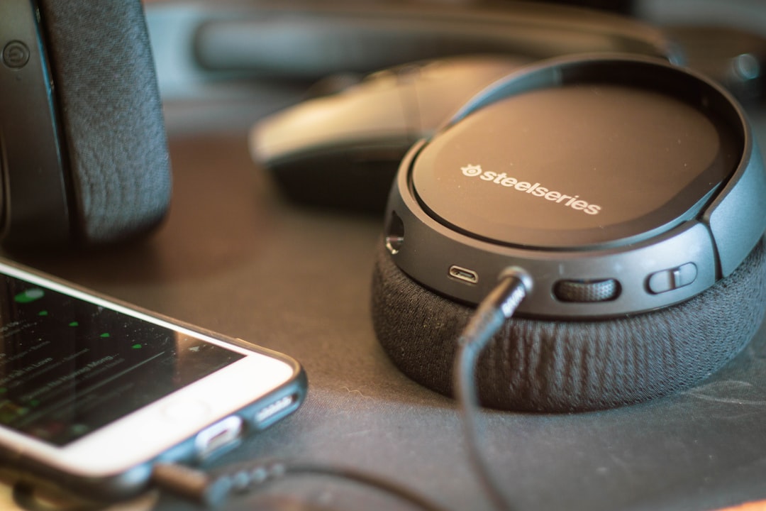 black and brown round portable speaker