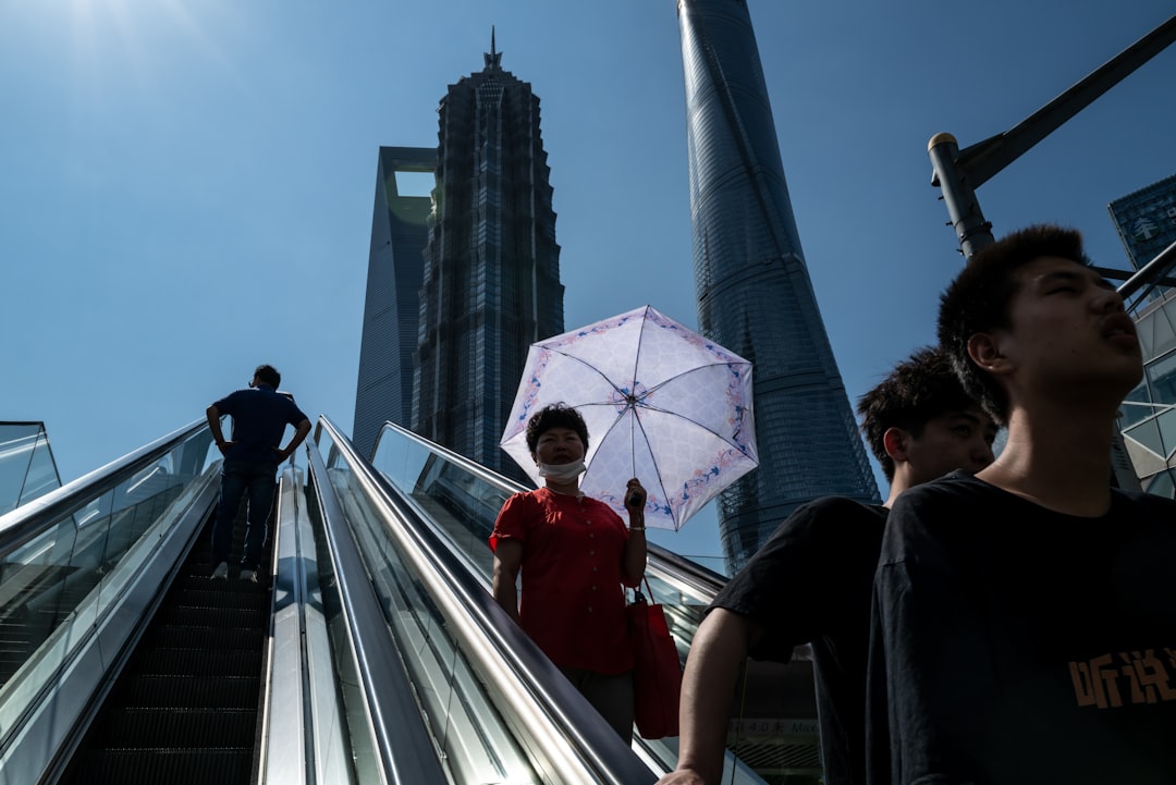 people walking on the stairs during daytime