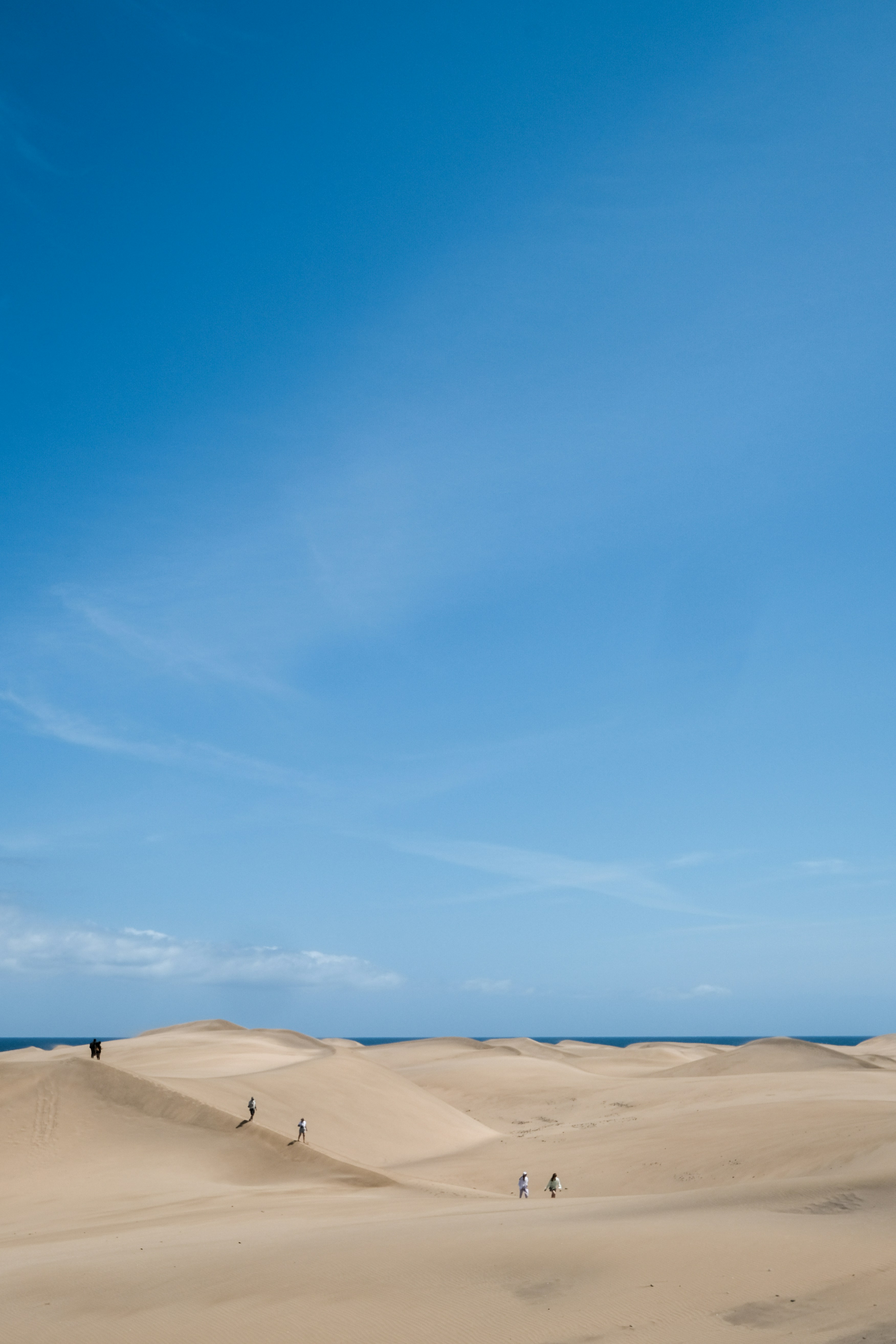 desert under blue sky during daytime