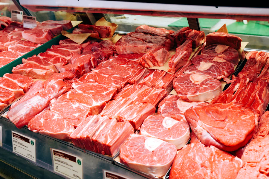 Fresh cuts on the counter