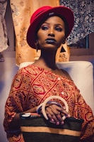 Hand-knitted sustainable fashion pieces