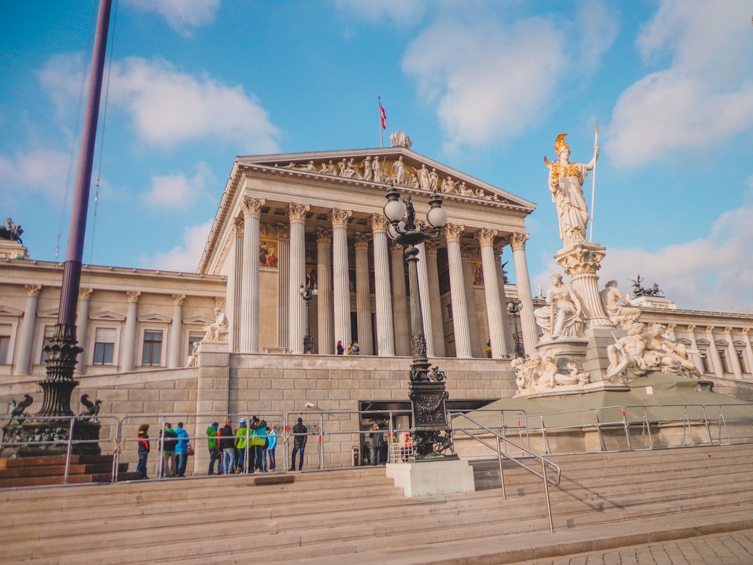 Landmark photo spot Vienna Burgtheater