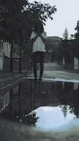 A quiet moment captured during a reflective walk, symbolizing a pause in motivation.
