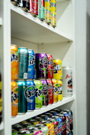 fanta and fanta soda cans