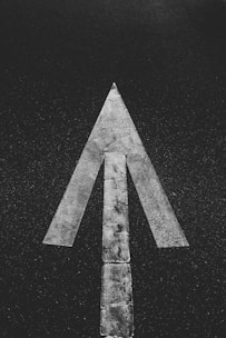 black and white cross illustration