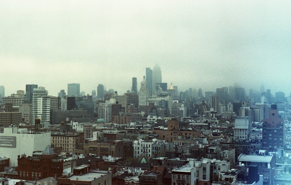 aerial view of city buildings during daytime