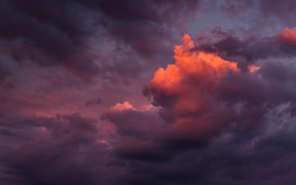 white clouds and blue sky