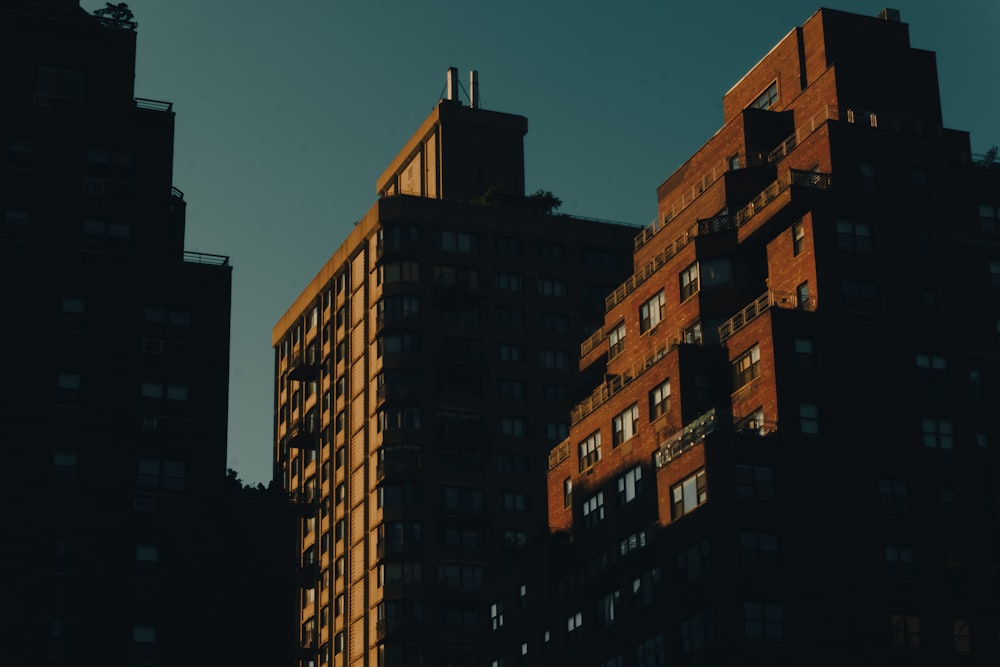 brown and black concrete building