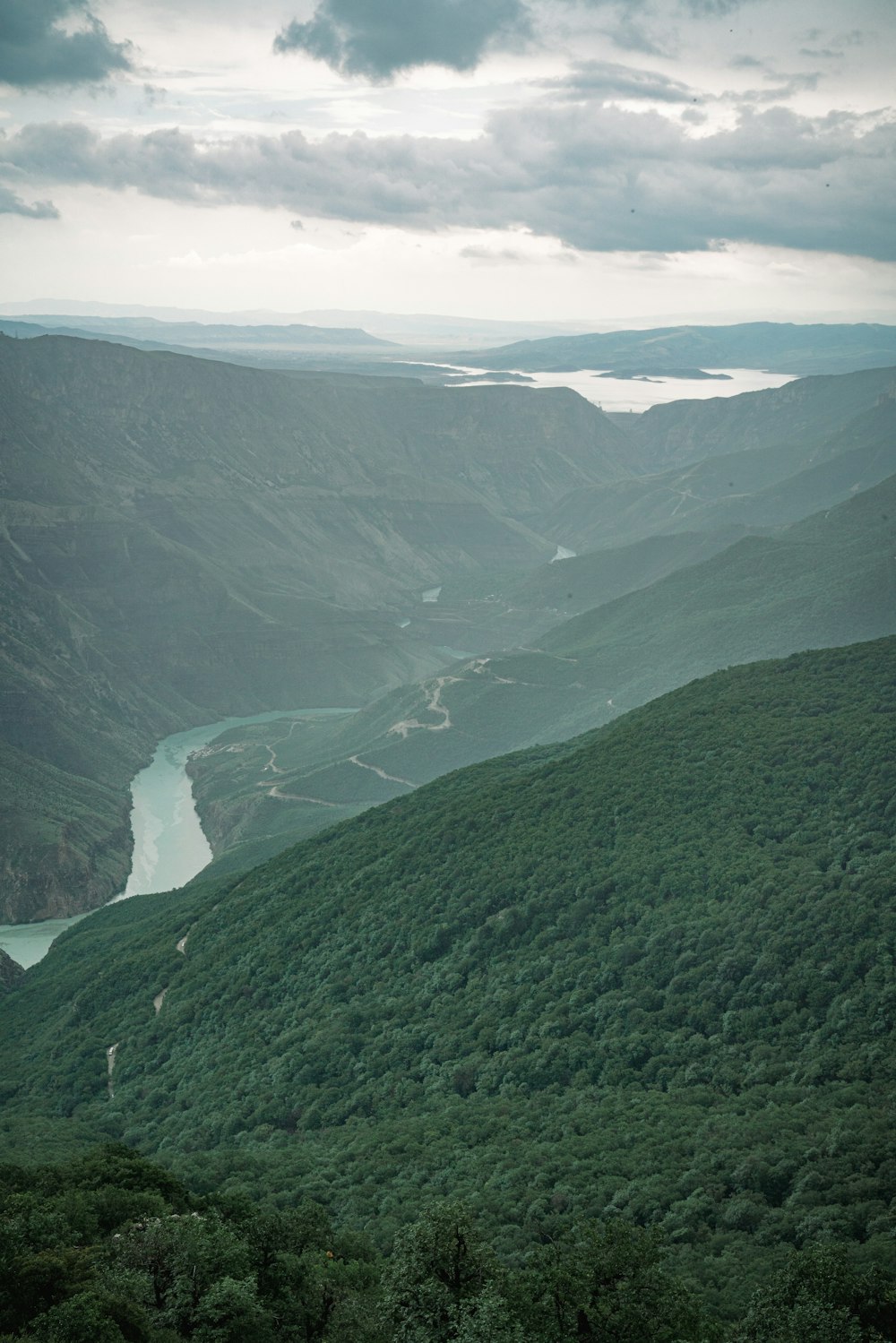 green mountains under white sky during daytime